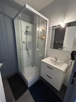 Salle de bains dans l'établissement Casa