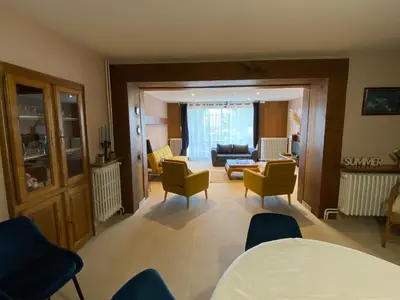 Coin salon dans l'établissement Au coeur de la Vallée Jura