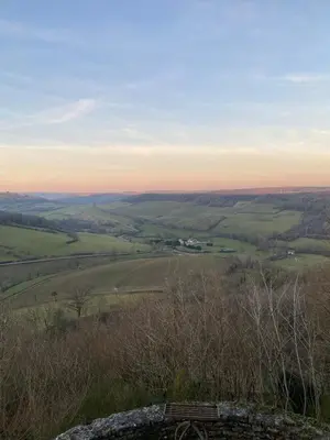 Paysage naturel près de la maison de vacances