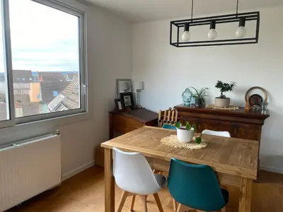Plan de l'établissement Appartement 4p avec garage privé