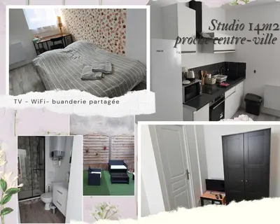 Plan de l'établissement Studio tout confort - TV - Wifi