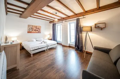 Un ou plusieurs lits dans un hébergement de l'établissement Le Repos de la Citadelle