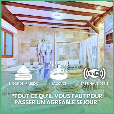 Plan de l'établissement L'ÉVASION I BED&SPA I Jacuzzi I Cozy I HyperCentre I RENT IMMO