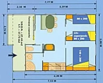 Plan de l'établissement ZEcamping 4 familial animaux acceptés avec piscine et soirées animées