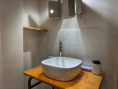 Salle de bains dans l'établissement Le Studio Madeleine