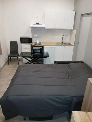 Cuisine ou kitchenette dans l'établissement Appartement plein pied