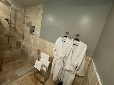 Salle de bains dans l'établissement Ma Campagne SPA Suite