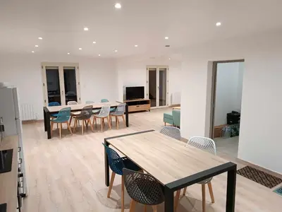 Télévision ou salle de divertissement dans l'établissement Maison de campagne