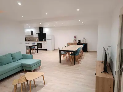 Télévision ou salle de divertissement dans l'établissement Maison de campagne