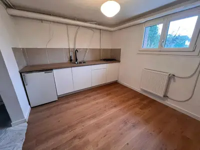 Cuisine ou kitchenette dans l'établissement Au petit prince