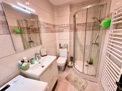 Salle de bains dans l'établissement Le petit POTE' studio Dijon hyper centre