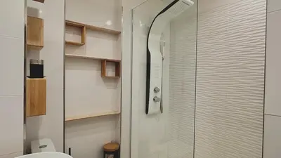 Salle de bains dans l'établissement Charmant T1 - Chevigny-St-Sauveur