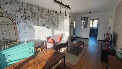 Coin salon dans l'établissement 2 Appartements 