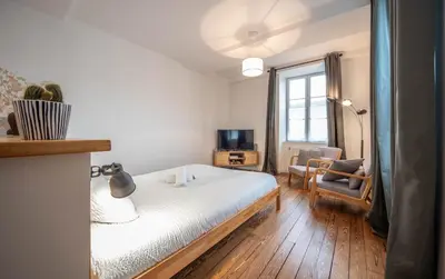 Un ou plusieurs lits dans un hébergement de l'établissement Le refuge citadin