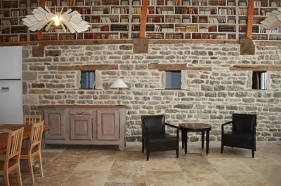 Coin salon dans l'établissement Le Catalpa