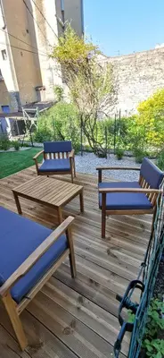 Balcon ou terrasse dans l'établissement Quai des Ducs