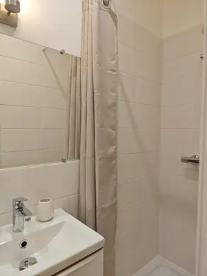 Salle de bains dans l'établissement Le cocon de la chouette