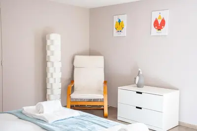 Un ou plusieurs lits dans un hébergement de l'établissement À La Motte - PARC