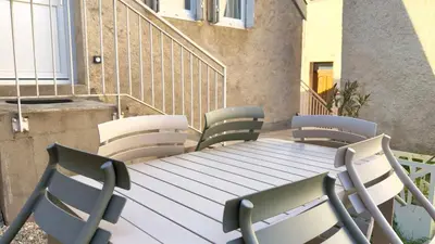 Balcon ou terrasse dans l'établissement Le Talantueux