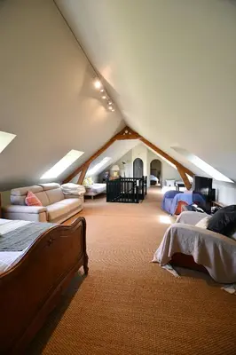 Un ou plusieurs lits dans un hébergement de l'établissement Le toit du Morvan - Nature & SPA