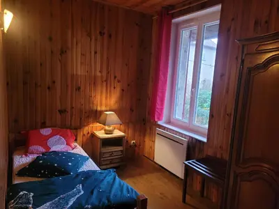 Un ou plusieurs lits dans un hébergement de l'établissement Au repos près du lac