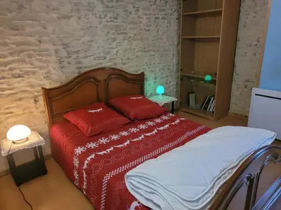 Un ou plusieurs lits dans un hébergement de l'établissement Au repos près du lac