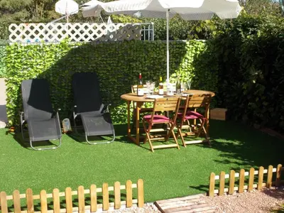 Jardin de l'établissement Gite Les 3 S