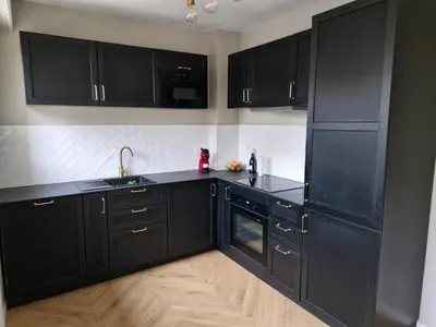 Cuisine ou kitchenette dans l'établissement Maison Dijon proche centre ville