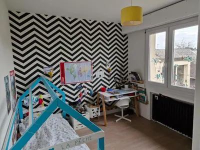 Un ou plusieurs lits dans un hébergement de l'établissement Maison Dijon proche centre ville