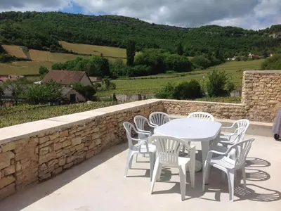 Paysage naturel près de la maison de vacances