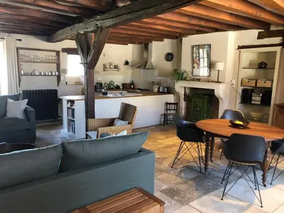 Coin salon dans l'établissement Tivauche