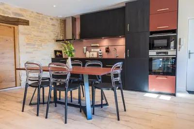 Cuisine ou kitchenette dans l'établissement Mia Cambro