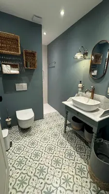 Salle de bains dans l'établissement Maison Belle Vie