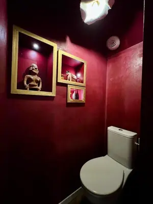 Salle de bains dans l'établissement Studio cosy au cœur d'Arbois