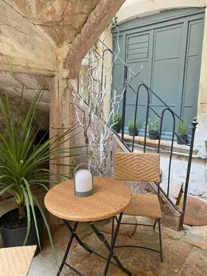 Balcon ou terrasse dans l'établissement Les Fresques de Camille