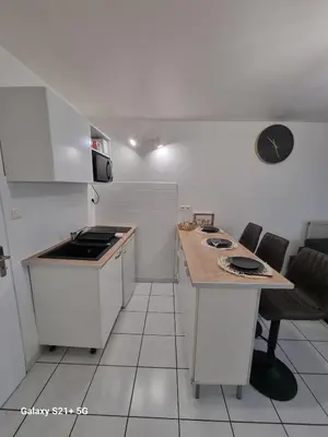 Cuisine ou kitchenette dans l'établissement Le Belfort centre ville