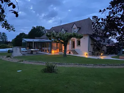 Jardin de l'établissement Le Refuge de Bourgogne