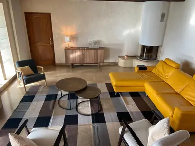 Coin salon dans l'établissement Le Refuge de Bourgogne