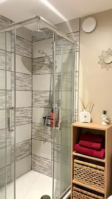 Salle de bains dans l'établissement Studio Prenois