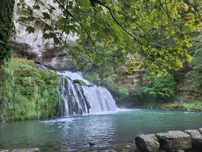 Paysage naturel près de le camping