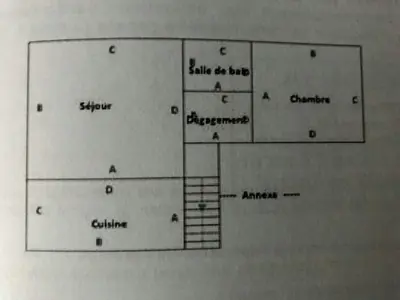 Plan de l'établissement Charming Gite In Mont Saint Vincent