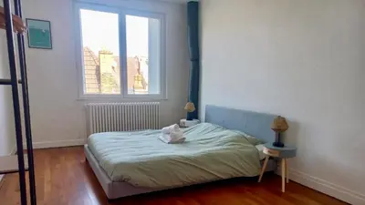 Un ou plusieurs lits dans un hébergement de l'établissement Le sillage de Balthus