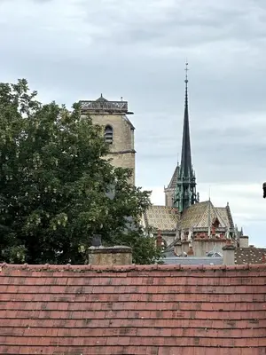 Plan de l'établissement Studio vue cathédrale St-Bénigne Dijon