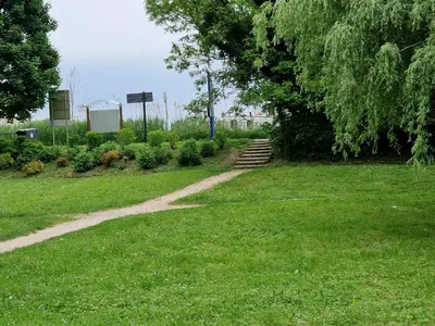 Jardin de l'établissement Charmante maison de village