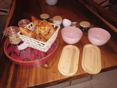 Nourriture dans la maison de vacances ou à proximité