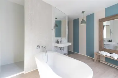 Salle de bains dans l'établissement La Petite Fugue