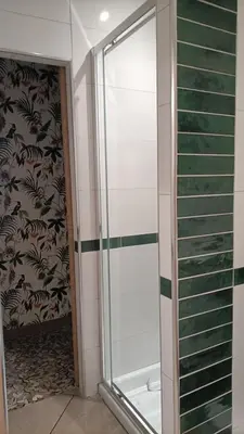Salle de bains dans l'établissement Home 18