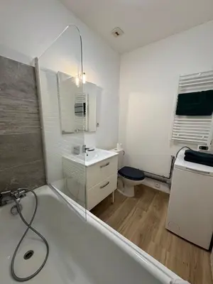 Salle de bains dans l'établissement Appartement Dijon-centre quartier Montchapet