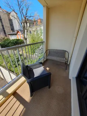 Balcon ou terrasse dans l'établissement Le 28 C chouette - Spacieux - Box privé - Ascenseur - Centre