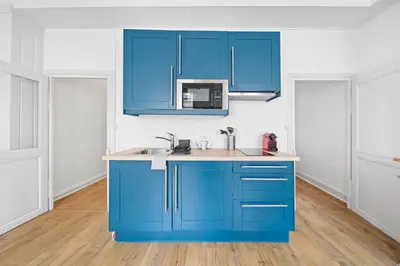 Cuisine ou kitchenette dans l'établissement Confort & Calme - Appartement Centre Historique - Tout équipé